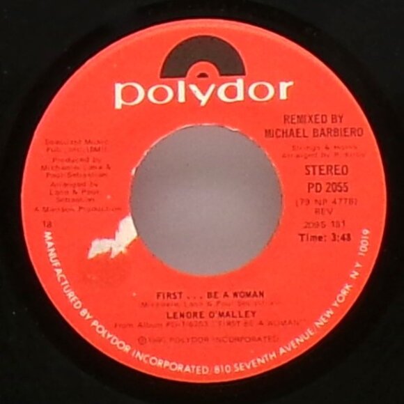 First Be a Woman/ Put A Rainbow In Your Heart by Lenore O'Malley5 45s - Picture 5 of 6